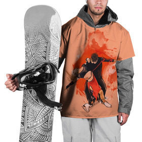 Накидка на куртку 3D с принтом парное фигурное катание в Новосибирске, 100% полиэстер |  | зимний спорт | катание на льду | коньки | конькобежный спорт | фигурное катание