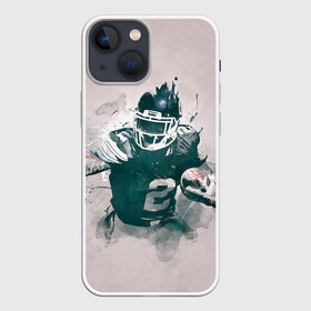 Чехол для iPhone 13 mini с принтом Player number 2 в Новосибирске,  |  | американский футбол | мяч | футбол