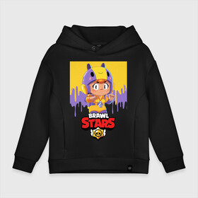 Детское худи Oversize хлопок с принтом BRAWL STARS BEA. в Новосибирске, френч-терри — 70% хлопок, 30% полиэстер. Мягкий теплый начес внутри —100% хлопок | боковые карманы, эластичные манжеты и нижняя кромка, капюшон на магнитной кнопке | bea | bibi | brawl stars | colt | crow | el brown | leon | leon shark | max | nita | sally leon | shark | акула | беа | берли | биби | бравл старс | браун | ворон | кольт | леон | леон акула | макс | нита | шелли