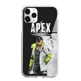 Чехол для iPhone 11 Pro Max матовый с принтом Apex Legends в Новосибирске, Силикон |  | Тематика изображения на принте: apex | entertainment | legends | respawn | апекс | игра | легендс | шутер