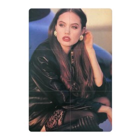 Магнитный плакат 2Х3 с принтом Анджелина Джоли в Новосибирске, Полимерный материал с магнитным слоем | 6 деталей размером 9*9 см | актриса | анджелина | голливуд | джоли | знаменитости | миссис смит