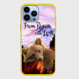 Чехол для iPhone 13 Pro Max с принтом Из России с любовью в Новосибирске,  |  | из россии с любовью | медведь | медвежонок | русский медведь
