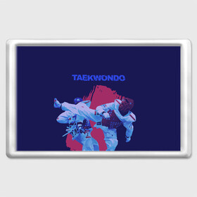 Магнит 45*70 с принтом Taekwondo в Новосибирске, Пластик | Размер: 78*52 мм; Размер печати: 70*45 | taekwondo | восточные единоборства | единоборства | теквондо | тхэквондо | тэквондо