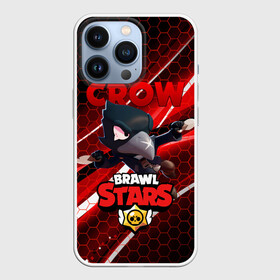 Чехол для iPhone 13 Pro с принтом BRAWL STARS CROW в Новосибирске,  |  | bibi | brawl stars | crow | el brown | leon | leon shark | max | sally leon | shark | stars | акула | биби | ворон | леон