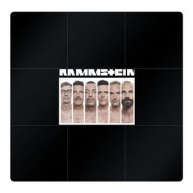 Магнитный плакат 3Х3 с принтом Rammstein в Новосибирске, Полимерный материал с магнитным слоем | 9 деталей размером 9*9 см | kruspe | lindemann | metal | oliver | rammstein | richard | riedel | rock | till | кристиан | круспе | линдеманн | лоренц | метал | оливер | рамштайн | ридель | рихард | рок | тилль