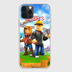 Чехол для iPhone 12 Pro с принтом ROBLOX в Новосибирске, силикон | область печати: задняя сторона чехла, без боковых панелей | lego | roblox | лего | роблокс