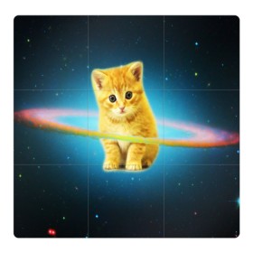 Магнитный плакат 3Х3 с принтом Рыжий Котик в Новосибирске, Полимерный материал с магнитным слоем | 9 деталей размером 9*9 см | cat | cats | животные | киса | киска | кот | котики | коты | котэ | кошка | природа