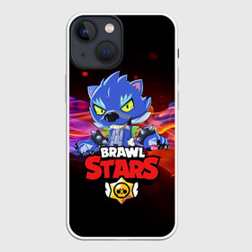 Чехол для iPhone 13 mini с принтом BRAWL STARS LEON в Новосибирске,  |  | brawl stars | crow | leon | leon shark | leon werewolf | sally leon | shark | stars | werewolf | акула | берли | ворон | леон | леон акула | оборотень | оборотень леон | спайк | эль примо