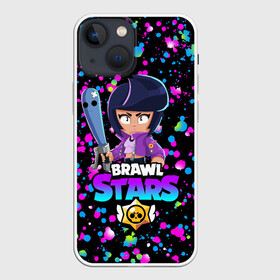 Чехол для iPhone 13 mini с принтом BRAWL STARS BIBI в Новосибирске,  |  | brawl stars | crow | leon | leon shark | leon werewolf | sally leon | shark | stars | werewolf | акула | берли | ворон | леон | леон акула | оборотень | оборотень леон | спайк | эль примо