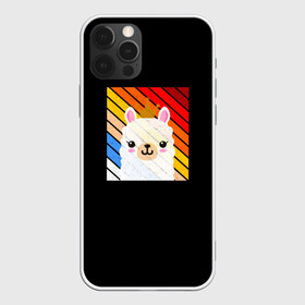 Чехол для iPhone 12 Pro Max с принтом Lama в Новосибирске, Силикон |  | animal | lama | голова | детская | животное | корона | лама | подарок | ребенку