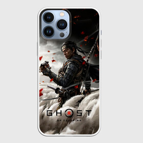 Чехол для iPhone 13 Pro Max с принтом Ghost of Tsushima в Новосибирске,  |  | Тематика изображения на принте: action | adventure | game | ghost | japan | samurai | tsushima | игра | призрак | приключение | самурай | тень | цусима | экшн | япония