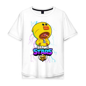 Мужская футболка хлопок Oversize с принтом Brawl Stars SALLY LEON в Новосибирске, 100% хлопок | свободный крой, круглый ворот, “спинка” длиннее передней части | brawl | brawl stars | crow | leon | sally | shark | stars | акула | бравл | бравл старс | браво старс | игра | компьютерная | кров | леон | леон акула | онлайн | старс | шарк
