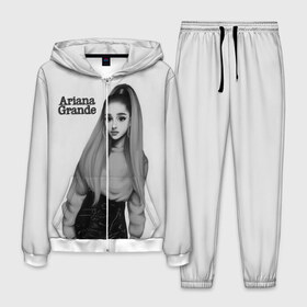 Мужской костюм 3D с принтом Ariana Grande (Ариана Гранде) в Новосибирске, 100% полиэстер | Манжеты и пояс оформлены тканевой резинкой, двухслойный капюшон со шнурком для регулировки, карманы спереди | ariana grande | актриса | американская певица | ариана | ариана гранде | гранде | девушка | музыка | певица | песни | продюсер