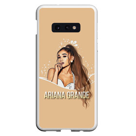 Чехол для Samsung S10E с принтом Ariana Grande (Ариана Гранде) в Новосибирске, Силикон | Область печати: задняя сторона чехла, без боковых панелей | Тематика изображения на принте: ariana grande | актриса | американская певица | ариана | ариана гранде | гранде | девушка | музыка | певица | песни | продюсер