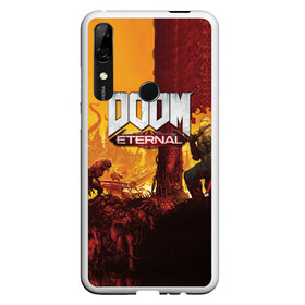 Чехол для Honor P Smart Z с принтом DOOM eternal 2020 в Новосибирске, Силикон | Область печати: задняя сторона чехла, без боковых панелей | 2020 | dom | doom | eternal | fortnite | pubg | дом | дум | дуум | пабг | пубг | фортнайт