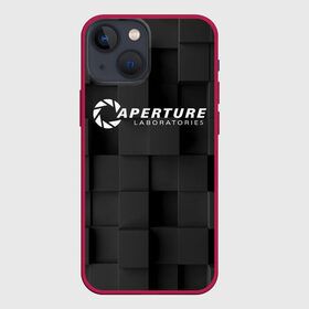 Чехол для iPhone 13 mini с принтом PORTAL в Новосибирске,  |  | aperture laboratories | glados | portal | portal 2 | valve | гладос | портал | портал 2 | челл