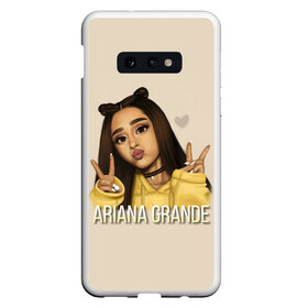 Чехол для Samsung S10E с принтом Ariana Grande (Ариана Гранде) в Новосибирске, Силикон | Область печати: задняя сторона чехла, без боковых панелей | Тематика изображения на принте: ariana grande | актриса | американская певица | ариана | ариана гранде | гранде | девушка | музыка | певица | песни | продюсер