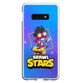 Чехол для Samsung S10E с принтом Brawl Stars Carl в Новосибирске, Силикон | Область печати: задняя сторона чехла, без боковых панелей | bo | brawl | brock | bull | colt | dynamike | elprimo | jessie | leon | moba | nita | shelly | stars | бо | брок | булл | джесси | динамайк | кольт | леон | нита | шелли | эльпримо