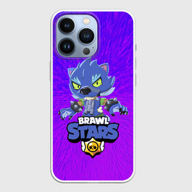 Чехол для iPhone 13 Pro с принтом BRAWL STARS LEON ОБОРОТЕНЬ. в Новосибирске,  |  | bib | brawl stars | colt | crow | el brown | leon | leon shark | max | moba | sally leon | shark | акула | берли | биби | бравл старс | браун | ворон | жанр | игра | кольт | леон | леон акула | макс | нита | шелли