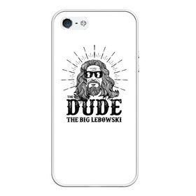 Чехол для iPhone 5/5S матовый с принтом The Big Lebowski в Новосибирске, Силикон | Область печати: задняя сторона чехла, без боковых панелей | Тематика изображения на принте: criminal | dude | gangster | the big lebowski | the jesus rolls | большой лебовски | броски хесуса | гангстер | криминал | фильм | чувак