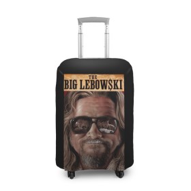 Чехол для чемодана 3D с принтом The Big Lebowski в Новосибирске, 86% полиэфир, 14% спандекс | двустороннее нанесение принта, прорези для ручек и колес | big | lebowski | the | большой | кинофильм | лебовски