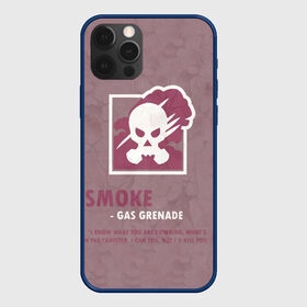 Чехол для iPhone 12 Pro с принтом Smoke (R6s) в Новосибирске, силикон | область печати: задняя сторона чехла, без боковых панелей | art | game | logo | rainbow | shooter | siege | six | smoke | ubisoft | арт | газ | игра | игры | компьютерные | лого | оперативник | осада | персонаж | радуга 6 | следж | слэдж | смоук | шутер