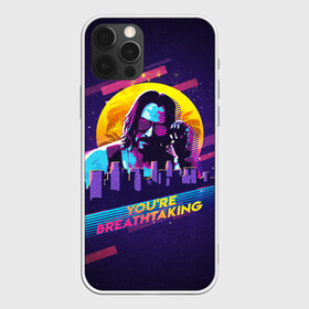 Чехол для iPhone 12 Pro Max с принтом You Are Breathtaking! в Новосибирске, Силикон |  | breathtaking | cyber | cyberpunk | cyberpunk2077 | keanu reeves | киану | киану ривз | киберпанк | киберпанк 2077 | ретро | ривз