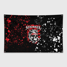 Флаг-баннер с принтом Stigmata | Стигмата (Z) в Новосибирске, 100% полиэстер | размер 67 х 109 см, плотность ткани — 95 г/м2; по краям флага есть четыре люверса для крепления | music | rock | stigmata | альтернатива | музыка | рок | стигмата | тарас уманскии
