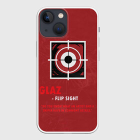 Чехол для iPhone 13 mini с принтом Glaz (R6s) в Новосибирске,  |  | art | game | glaz | logo | rainbow | shooter | siege | six | ubisoft | арт | глаз | игра | игры | компьютерные | лого | оперативник | осада | персонаж | радуга 6 | шутер