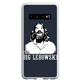 Чехол для Samsung Galaxy S10 с принтом The Big Lebowski в Новосибирске, Силикон | Область печати: задняя сторона чехла, без боковых панелей | Тематика изображения на принте: dude | film | бриджес | герой | джефф | джеффри | дюдя | комедия | лебовски | персонаж | фильм | чувак