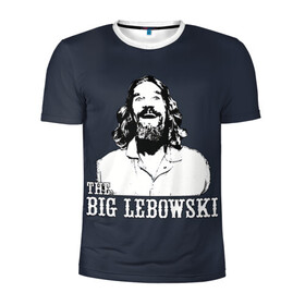 Мужская футболка 3D спортивная с принтом The Big Lebowski в Новосибирске, 100% полиэстер с улучшенными характеристиками | приталенный силуэт, круглая горловина, широкие плечи, сужается к линии бедра | dude | film | бриджес | герой | джефф | джеффри | дюдя | комедия | лебовски | персонаж | фильм | чувак