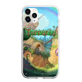 Чехол для iPhone 11 Pro Max матовый с принтом Terraria в Новосибирске, Силикон |  | minecraft | terraria | инди игры | майнкрафт | террария