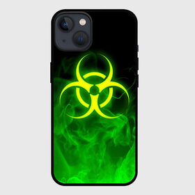 Чехол для iPhone 13 с принтом BIOHAZARD в Новосибирске,  |  | biohazard | radiation | re | re3 | residenr evil | toxic | virusвирус | world war z | биохазард | обитель зла | радиация | токсик | эпидемия