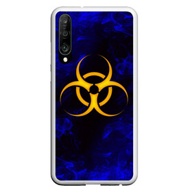 Чехол для Honor P30 с принтом BIOHAZARD в Новосибирске, Силикон | Область печати: задняя сторона чехла, без боковых панелей | biohazard | radiation | re | re3 | residenr evil | toxic | virusвирус | world war z | биохазард | обитель зла | радиация | токсик | эпидемия