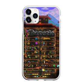 Чехол для iPhone 11 Pro матовый с принтом TERRARIA в Новосибирске, Силикон |  | game | pixel | terraria | игра | пиксель | террариа