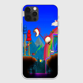 Чехол для iPhone 12 Pro Max с принтом TERRARIA GAME в Новосибирске, Силикон |  | Тематика изображения на принте: game | pixel | terraria | игра | пиксель | террариа