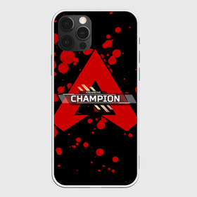 Чехол для iPhone 12 Pro Max с принтом Apex Legends Champion в Новосибирске, Силикон |  | Тематика изображения на принте: battle | best | buls | epic | gameplay | loot | royale | stream | titanfall | апекс | битва | булс | королевская | легендс | лутбокс | робот | спектры | титан