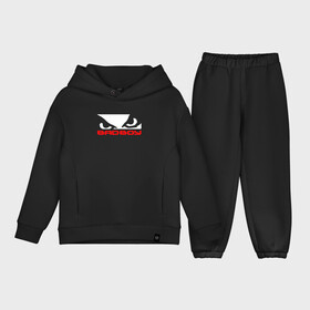 Детский костюм хлопок Oversize с принтом BADBOY в Новосибирске,  |  | bad | bad boy | badboy | boy | brand | mma | sport | usa | америка | бренд | единоборства | мма | спорт | сша