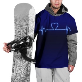 Накидка на куртку 3D с принтом Кардиограмма про любовь в Новосибирске, 100% полиэстер |  | Тематика изображения на принте: 14 февраля | 8 марта | валентинов день | влюблен | влюбленность | влюбленные | вместе навсегда | девичник | девушке | день вл | для жены | здоровье | кардиограмма | любимая | любимый | люблю