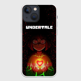 Чехол для iPhone 13 mini с принтом UNDERTALE CHARA в Новосибирске,  |  | asriel dreemurr | chara | frisk | gaster blaster | sans | undertale | азриэль дримурр | андертейл | андрайн | гастер | меттатон | санс | фриск | чара