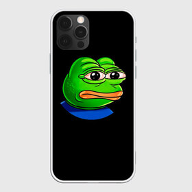 Чехол для iPhone 12 Pro Max с принтом Frog в Новосибирске, Силикон |  | animal | frog | head | meme | голова | животные | лягушка | мем | прикол | юмор