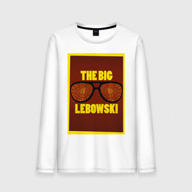 Мужской лонгслив хлопок с принтом The Big Lebowski в Новосибирске, 100% хлопок |  | the big lebowski | большой лебовски | кино | персонаж | чувак