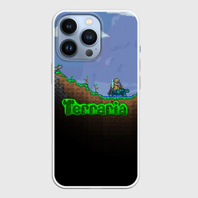 Чехол для iPhone 13 Pro с принтом terraria game в Новосибирске,  |  | game | pixel | terraria | игра | пиксель | террариа
