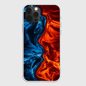 Чехол для iPhone 12 Pro Max с принтом Огонь и вода в Новосибирске, Силикон |  | fire | texture | абстракция | граффити | краски | лед | линии | огонь | огонь и лед | текстура | уличный стиль | яркая