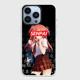 Чехол для iPhone 13 Pro с принтом SENPAI ANIME в Новосибирске,  |  | Тематика изображения на принте: ahegao | kawai | kowai | oppai | otaku | senpai | sugoi | waifu | yandere | ахегао | ковай | отаку | сенпай | яндере