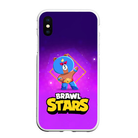 Чехол для iPhone XS Max матовый с принтом Brawl Stars El Brown в Новосибирске, Силикон | Область печати: задняя сторона чехла, без боковых панелей | Тематика изображения на принте: bo | brawl | brock | bull | colt | dynamike | elprimo | jessie | leon | moba | nita | shelly | stars | бо | брок | булл | джесси | динамайк | кольт | леон | нита | шелли | эльпримо