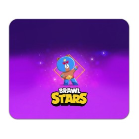 Коврик для мышки прямоугольный с принтом Brawl Stars. El Brown в Новосибирске, натуральный каучук | размер 230 х 185 мм; запечатка лицевой стороны | bo | brawl | brock | bull | colt | dynamike | elprimo | jessie | leon | moba | nita | shelly | stars | бо | брок | булл | джесси | динамайк | кольт | леон | нита | шелли | эльпримо