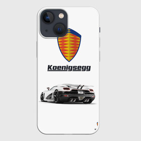 Чехол для iPhone 13 mini с принтом Koenigsegg в Новосибирске,  |  | футболка 3d с принтом koenigsegg