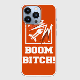 Чехол для iPhone 13 Pro с принтом Boom Bitch в Новосибирске,  |  | ace | diamond | epic | fails | funny | gameplay | mozzie | pro league | pvp | r6 | r6s | random | update | герой | дым | огонь | осада | пламя | радуга | снайпер | сражения | туман | шутер