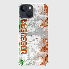 Чехол для iPhone 13 mini с принтом Конор МакГрегор в Новосибирске,  |  | conor mcgregor | m1 | the notorious | ufc | боевые | боец | борьба | единоборства | ирландский | искусства | конор макгрегор | м1 | мма | печально известный | смешанные | юфс